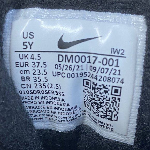 Nike Air More Uptempo '96 GS Retro Shoes Black Red Youth Size 5Y / Women’s 6.5 - Picture 7 of 12